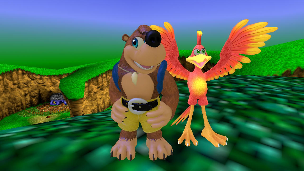 Banjo And Kazooie In Spiral Mountain by Lachlanredinkling155 on DeviantArt