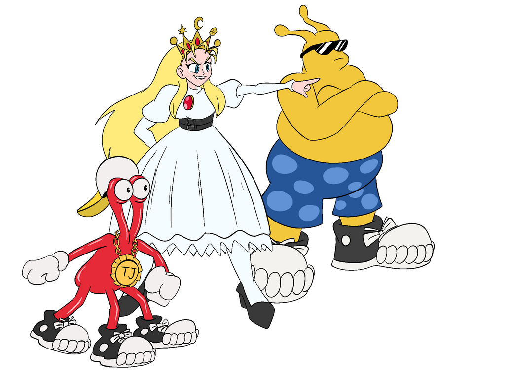 Sega vs Capcom: Princess Devilotte, Toejam Earl by KyleCollazo on ...