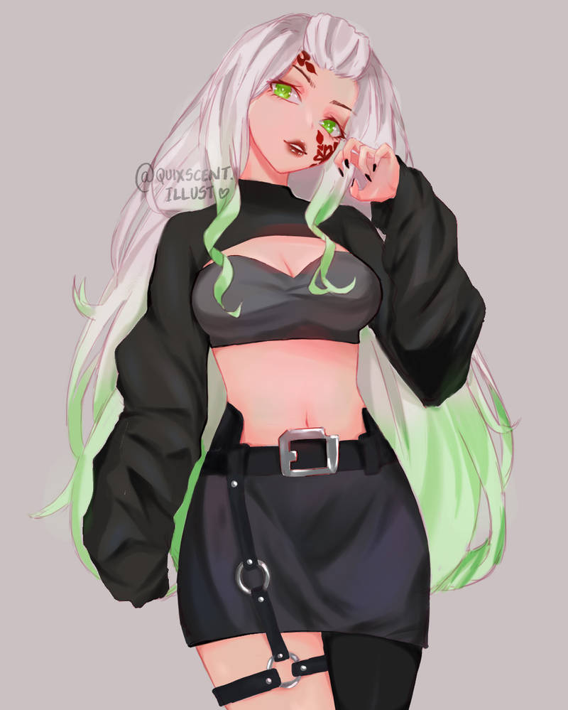 Daki From Demon Slayer by quixscentillust on DeviantArt