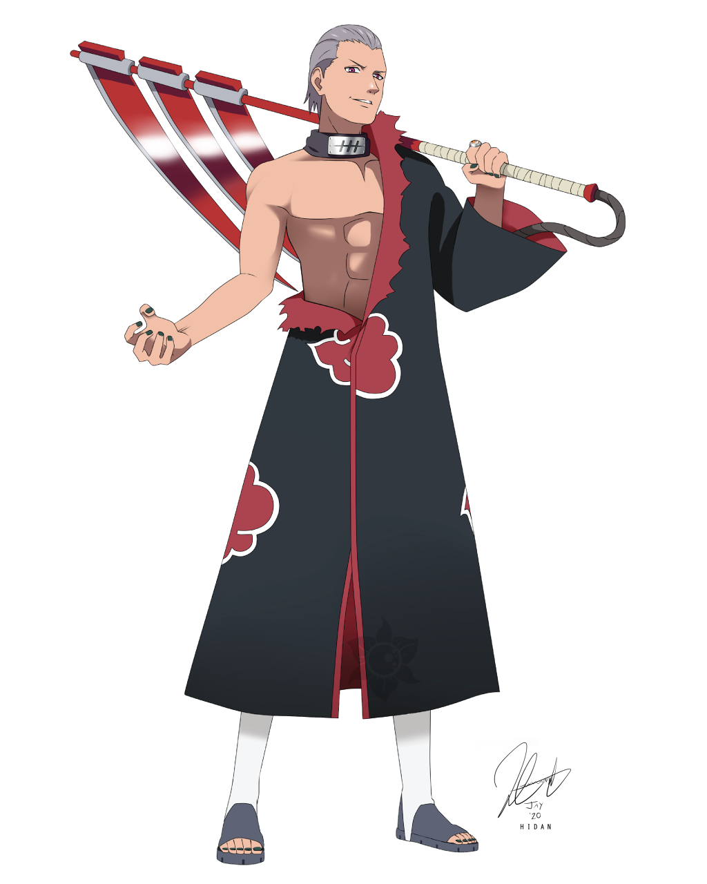 hidan akatsuki full body