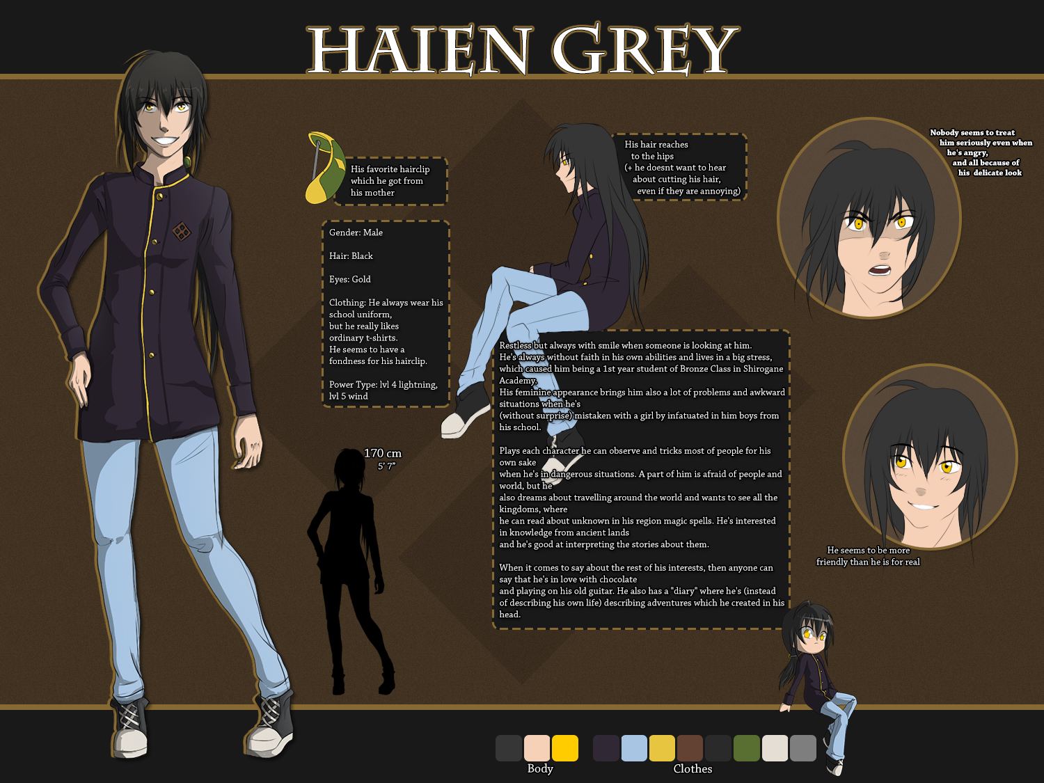 01 Character Sheet - Haien Grey [OLD ONE]