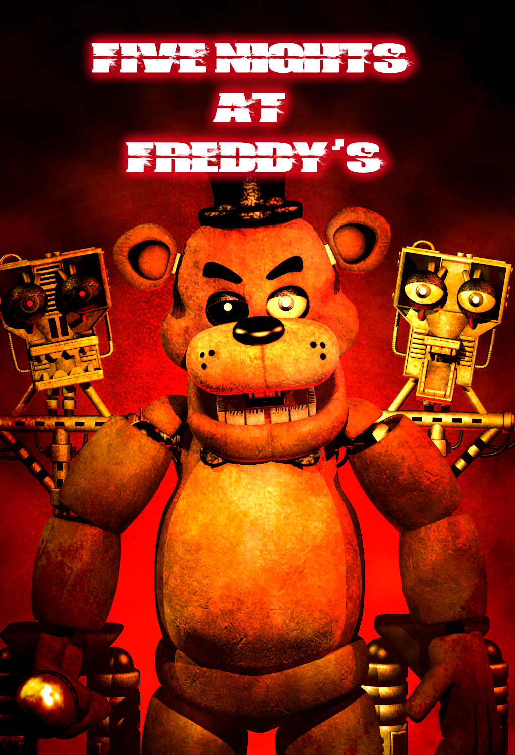 Five nights at Freddys movie poster extended edit by fazbear4564