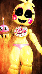 Stylised Toy chica by nathanzica