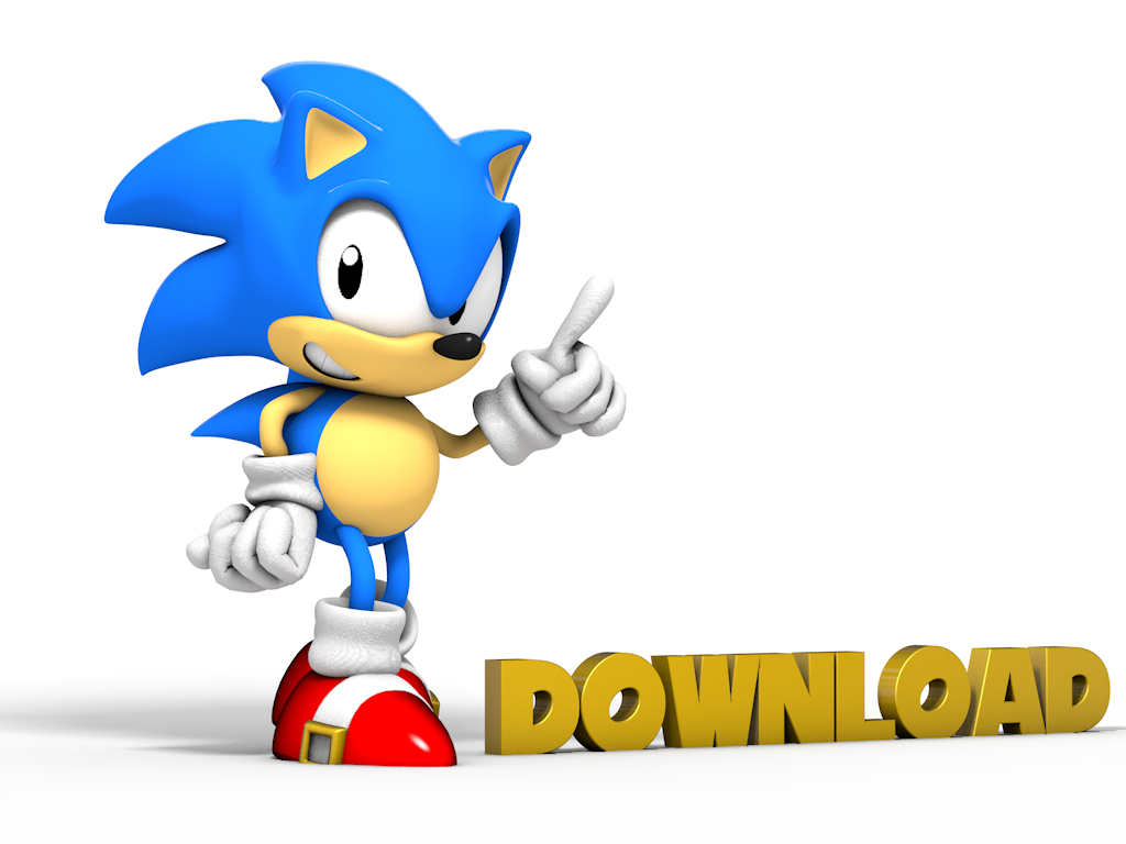 Sonic Mania T- Posed - The Models Resource - Download Free 3D model by  bongoo00o (@bongoo00o) [2fe28e1]