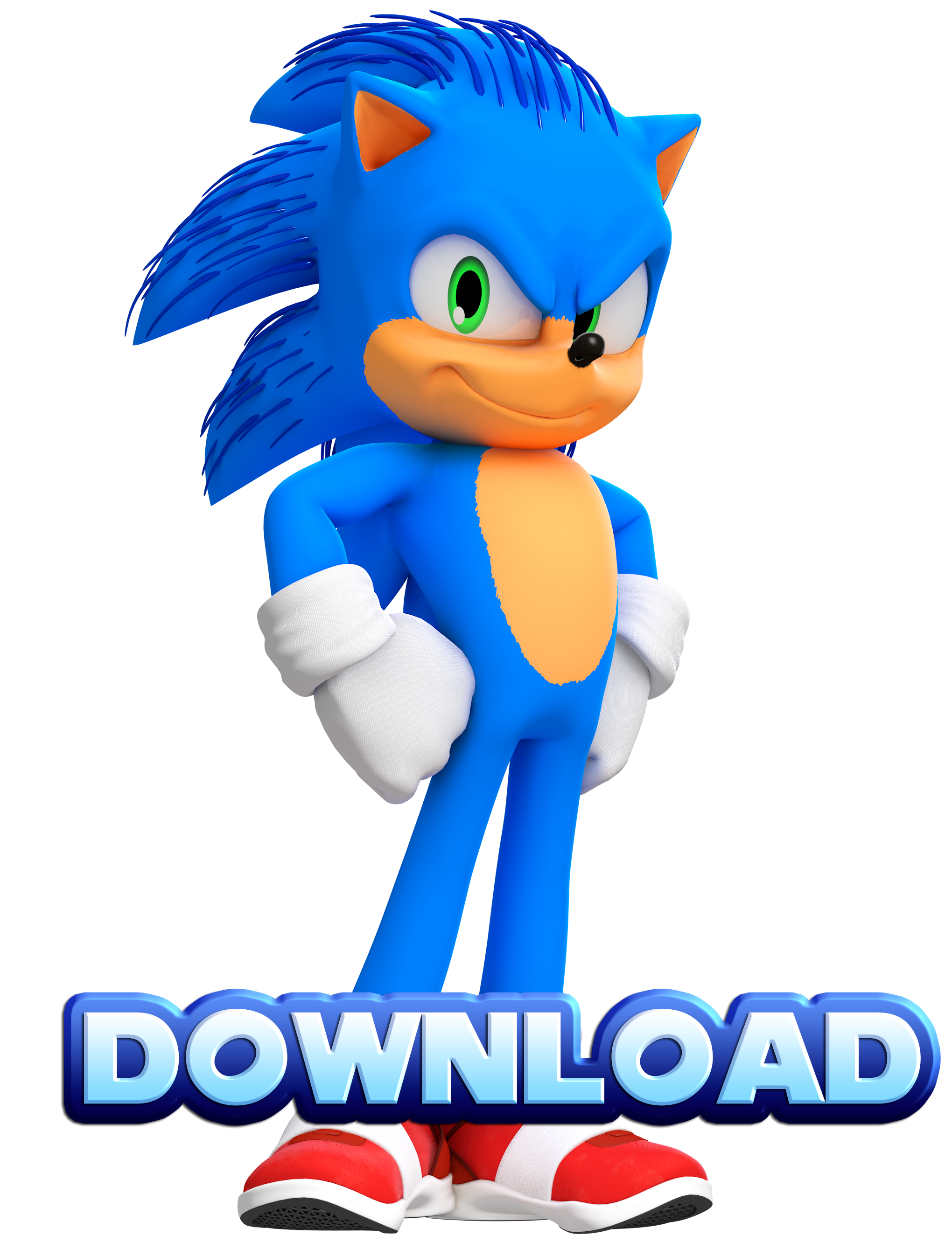 Teen Sonic-Sonic the movie Download for c4d by NathanzicaOficial on  DeviantArt