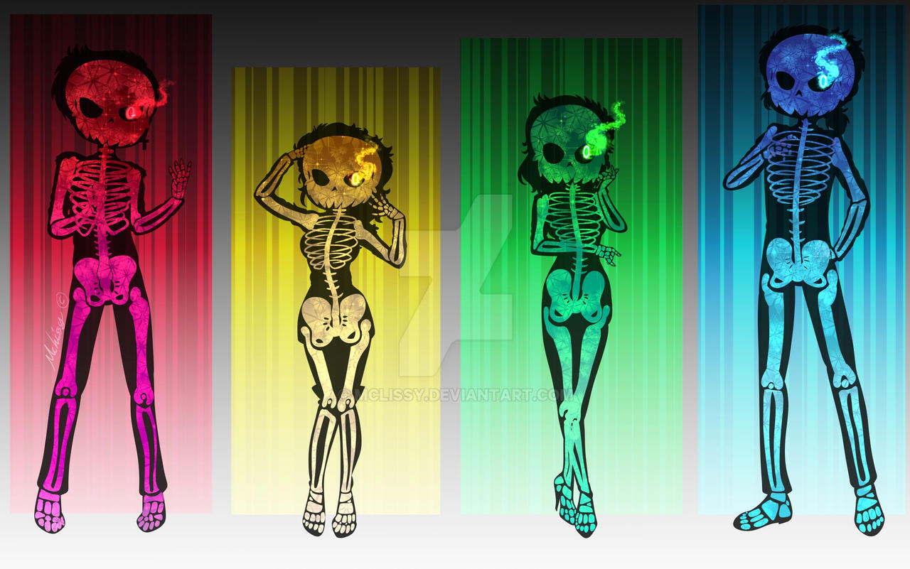 Halloween Skeleton by McLissy on DeviantArt