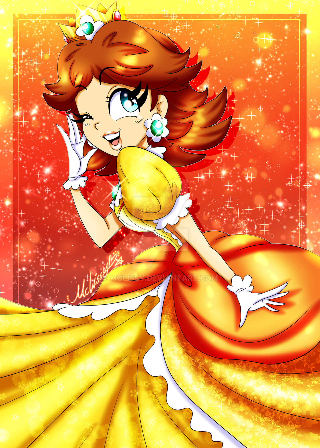 Fanart Princess Daisy By McLissy On DeviantArt fanart-princess-daisy-by-mclissy-on-deviantart