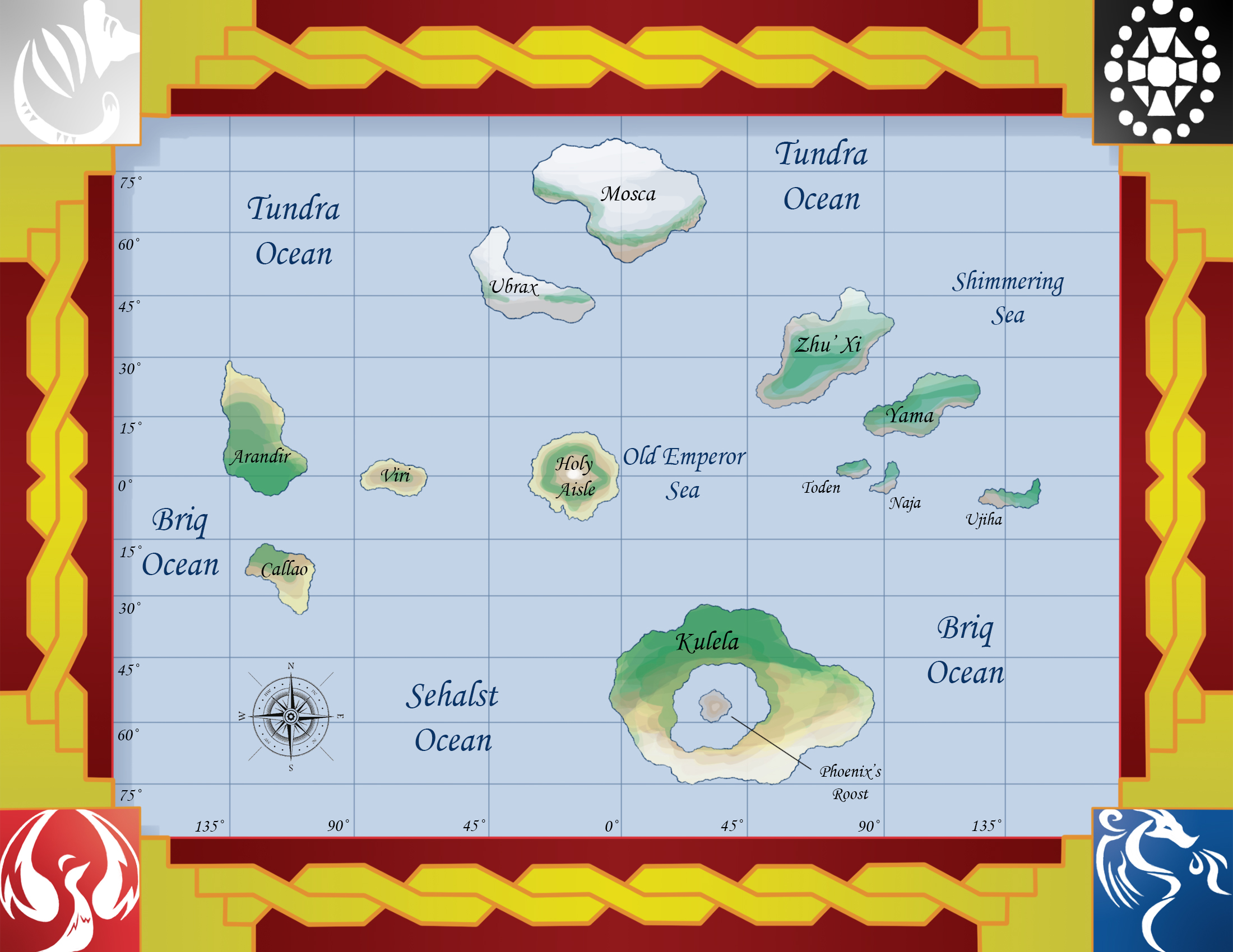 Averfell World Map