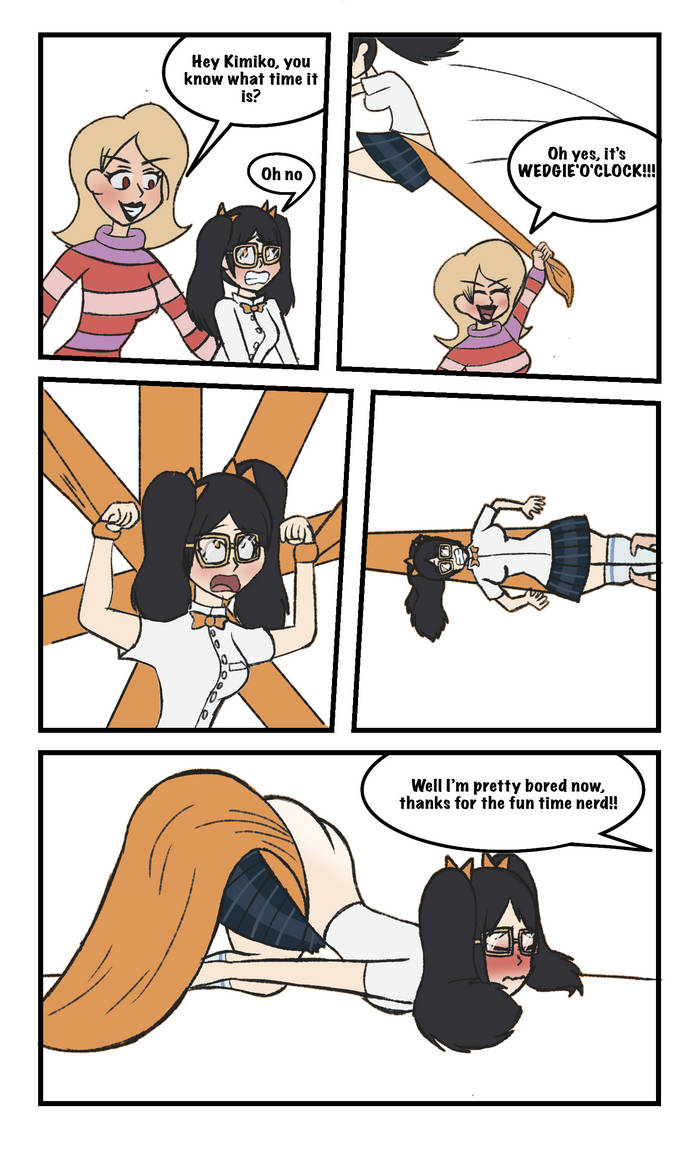 Wedgie-o-Clock by ExxotikC0okie on DeviantArt