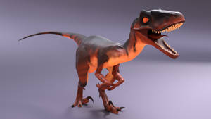 Utahraptor (3D Rendered)