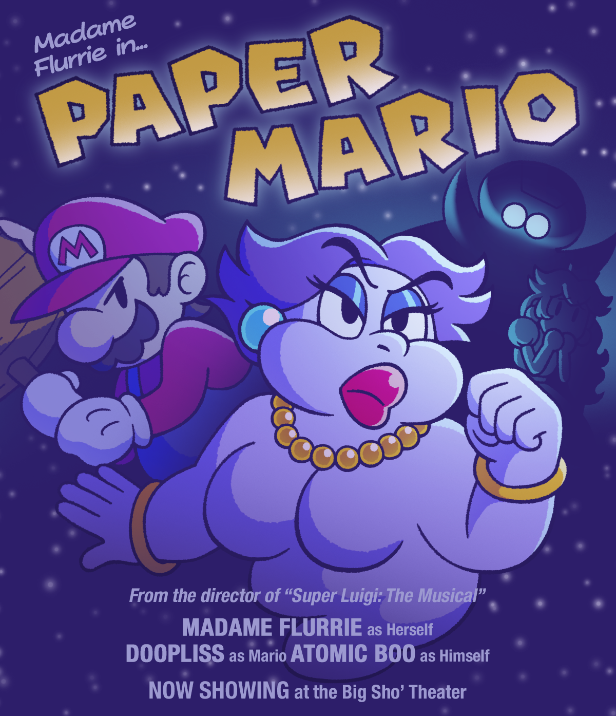 'Paper Mario' Play Poster