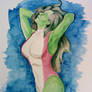 She-Hulk in Watercolor