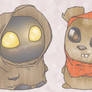 Jawa and Ewok