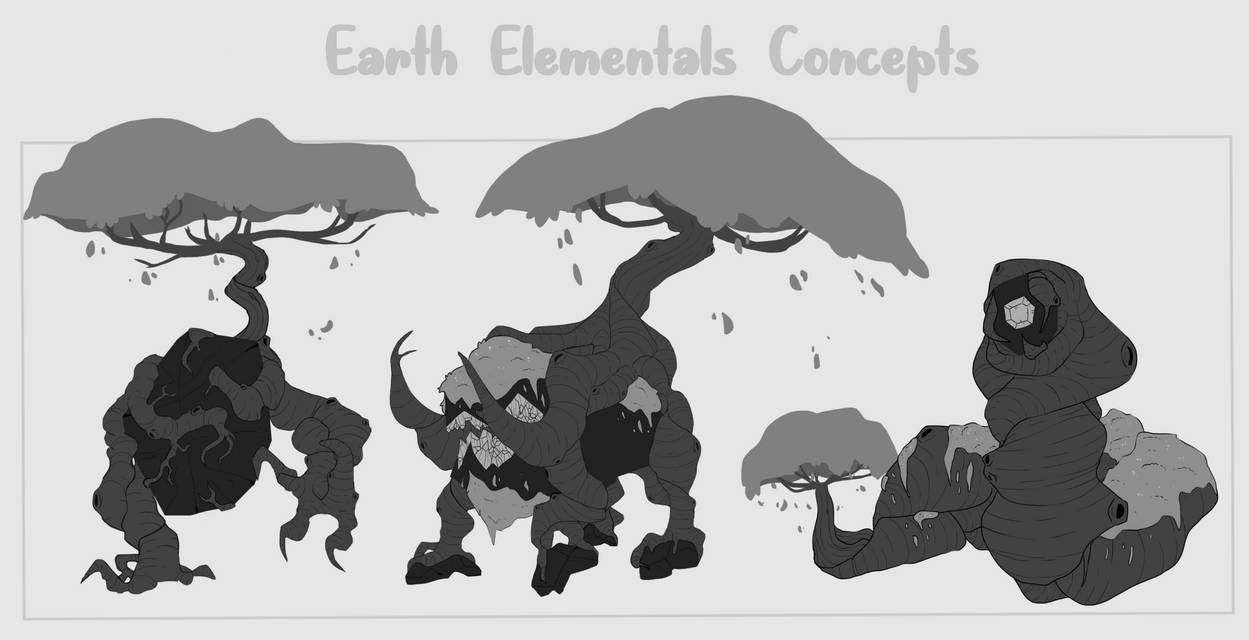 Earth Element Concepts by CherokeeTG on DeviantArt