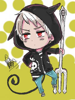 Chibi Prussia - Halloween