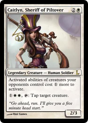 MtG - Caitlyn, Sheriff of Piltover