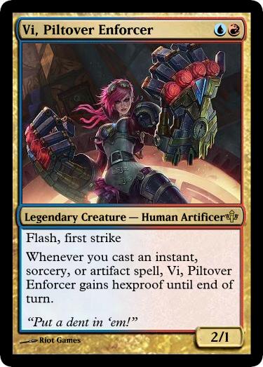 MtG - Vi, Piltover Enforcer