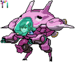 D.Va - Pixel Spray