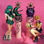 Sailor Neptune and Sailor Uranus LipCream Rod