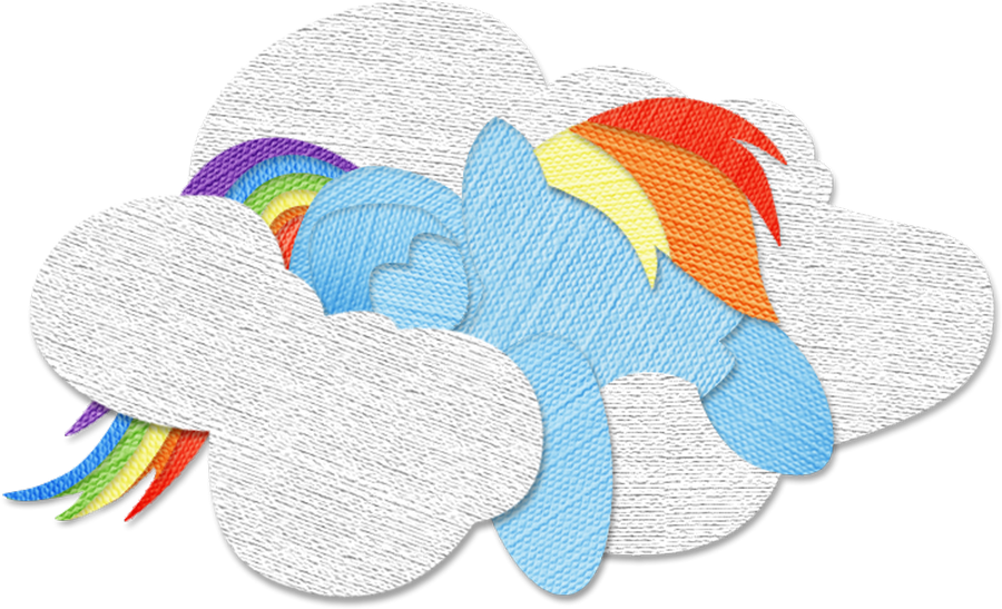 Canvas Paper Rainbow Dash by Saw-Buck