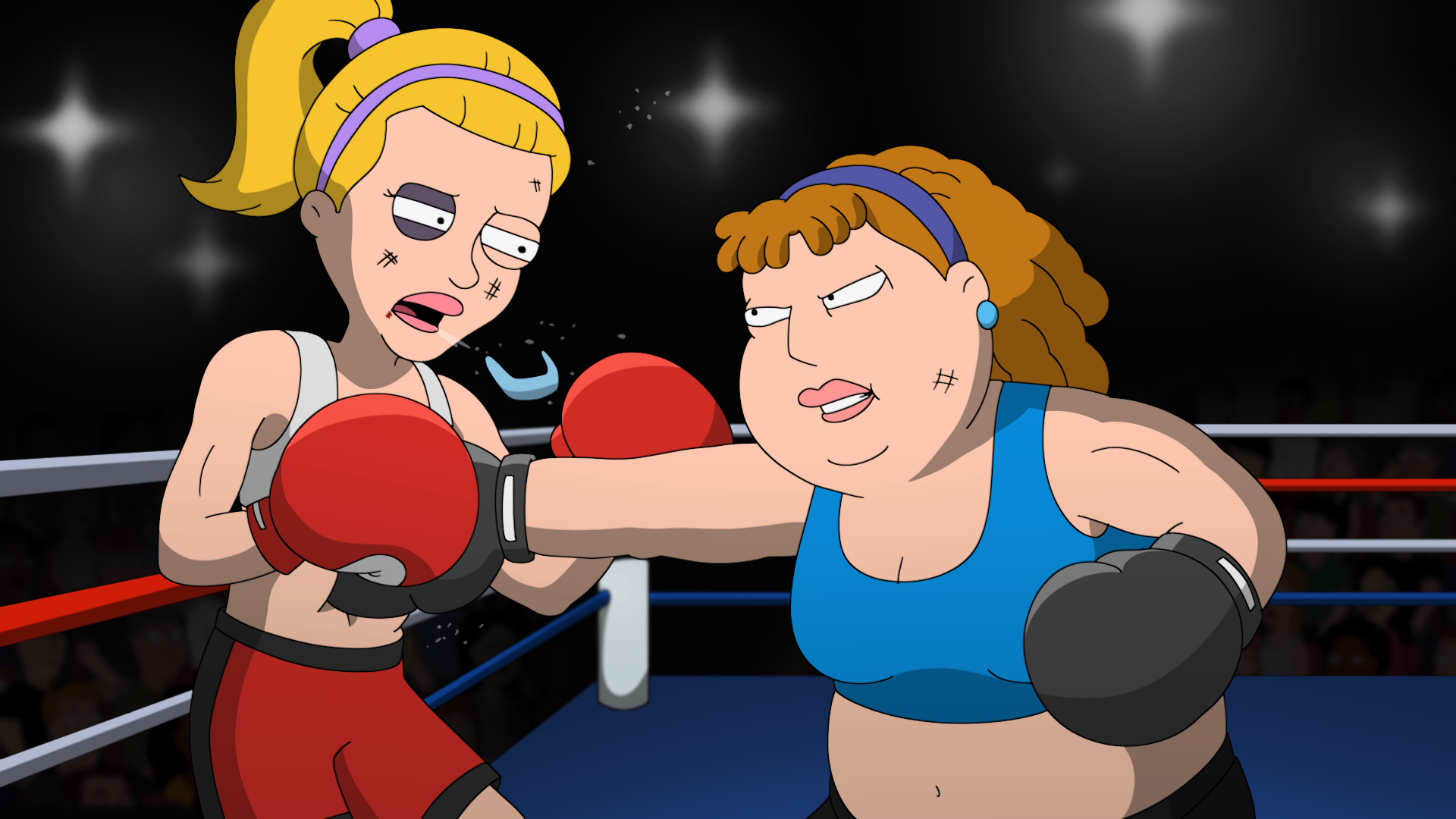 Lindsay's Boxing Match (PART 1) - Commission by HeroSmacker on DeviantArt