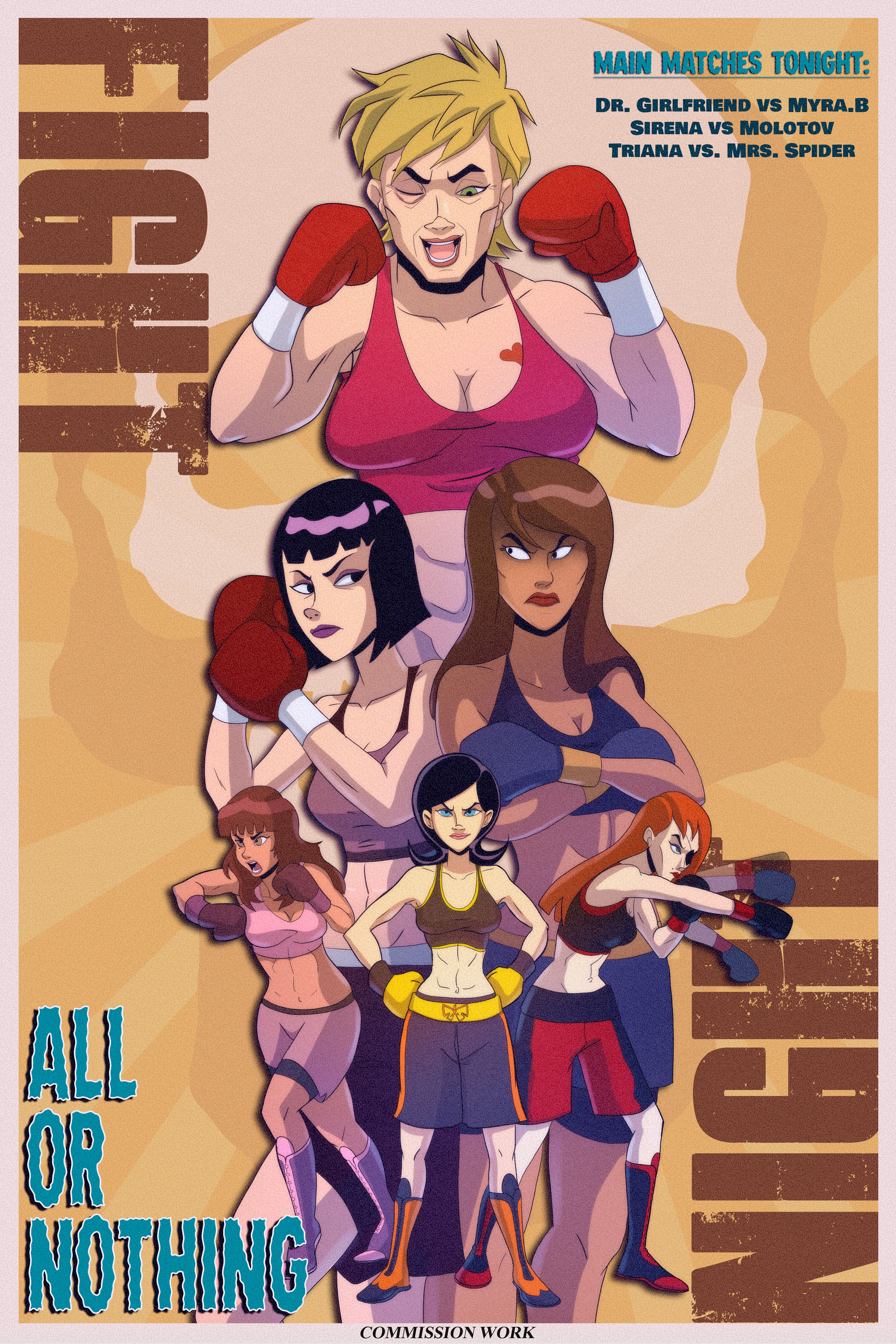 Venture Bro. Fight Night Commission by HeroSmacker on DeviantArt