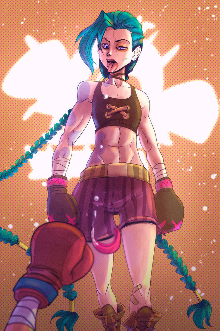 Jinx Protection Jinx's Fight Night - Commission by HeroSmacker on DeviantArt