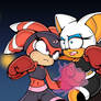 Rouge the Bat Vs Shade the Echidna (BOXING) - COMM