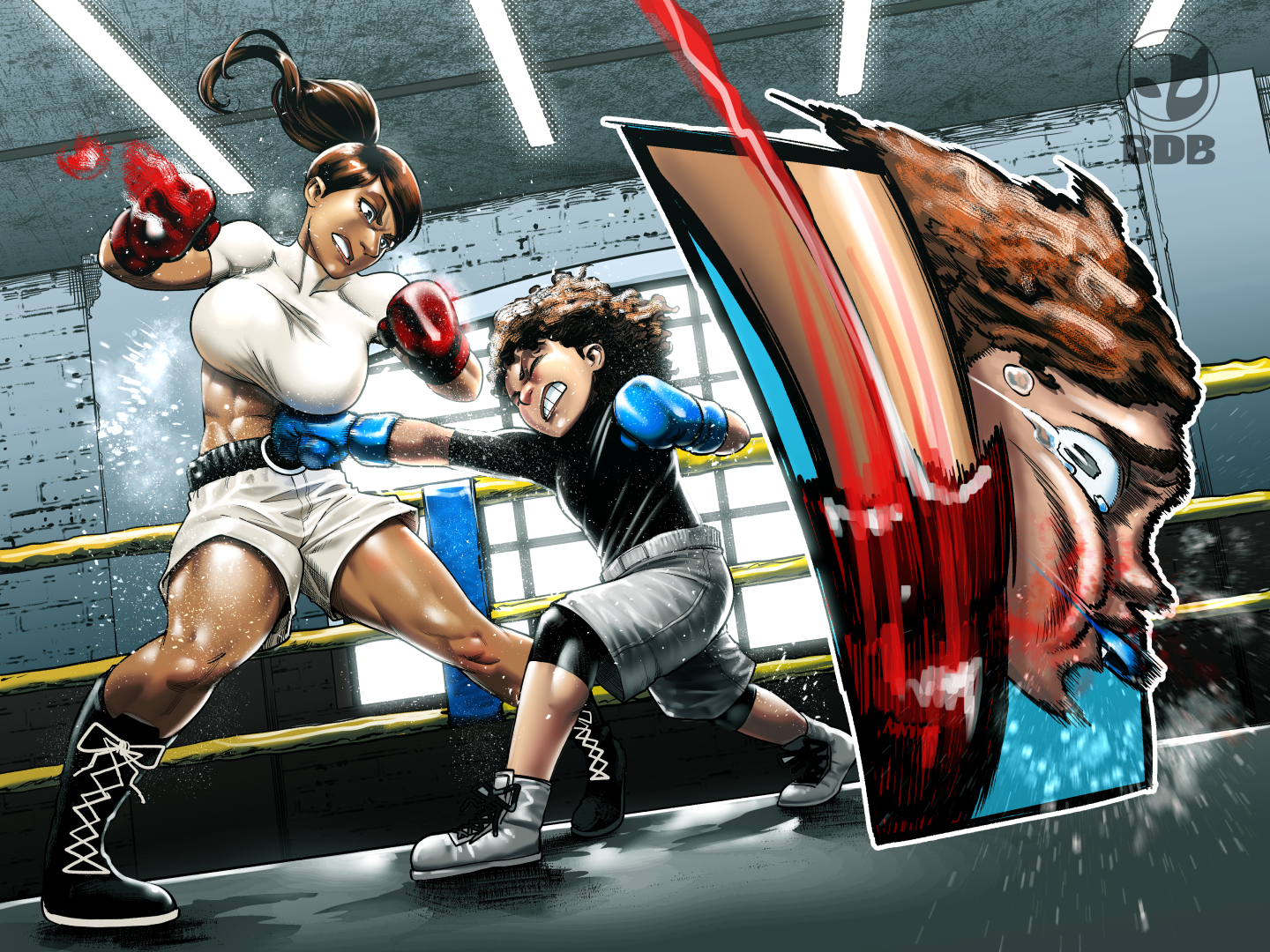 A.J's Training Day (BOXING) - Commission by HeroSmacker on DeviantArt