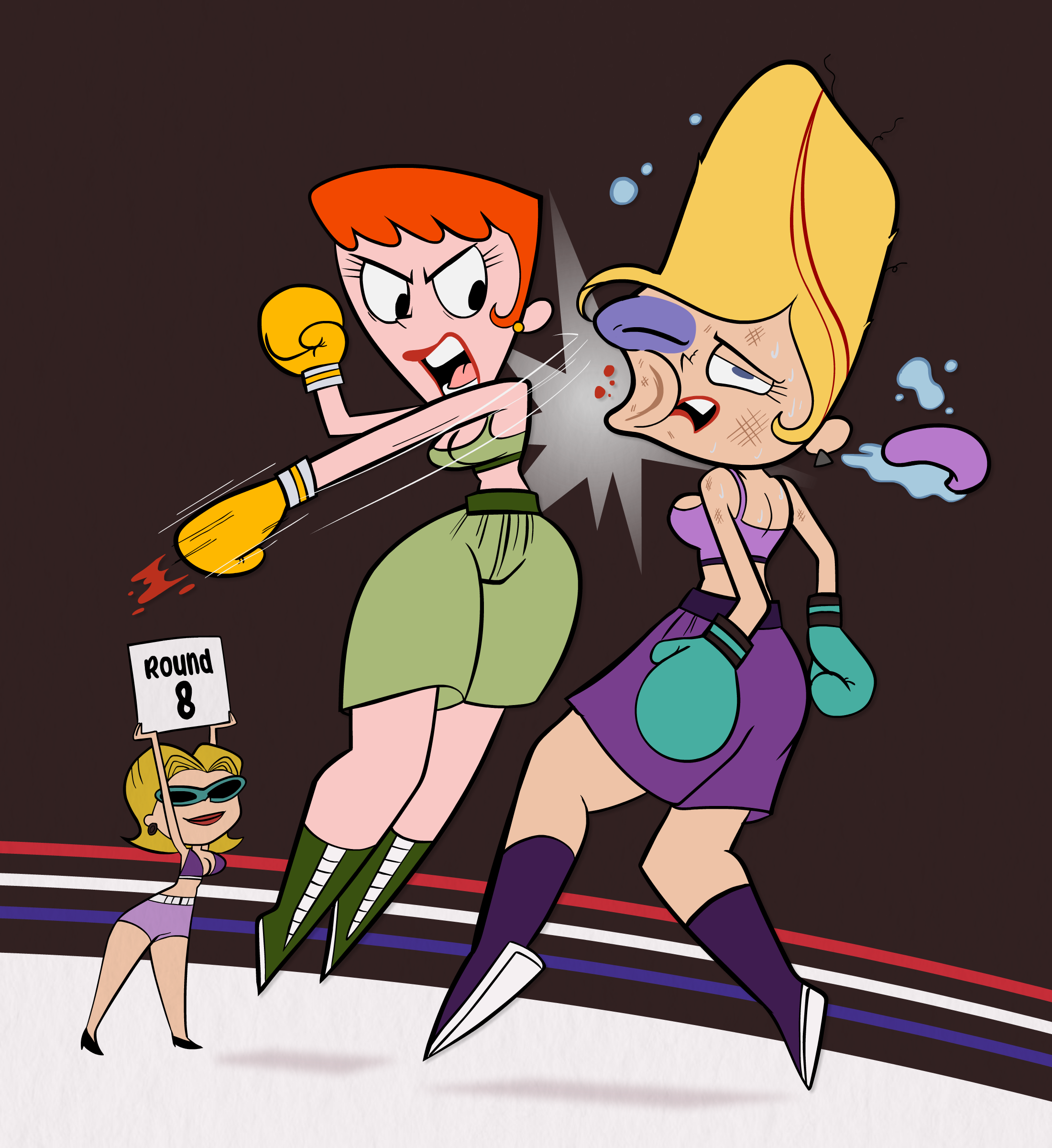 Boxing Comic The Fight Between Two Rivals (BOXING) - COMM by HeroSmacker on DeviantArt
