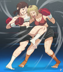 Kobeni Vs Akane (KICKBOXING) - Commission