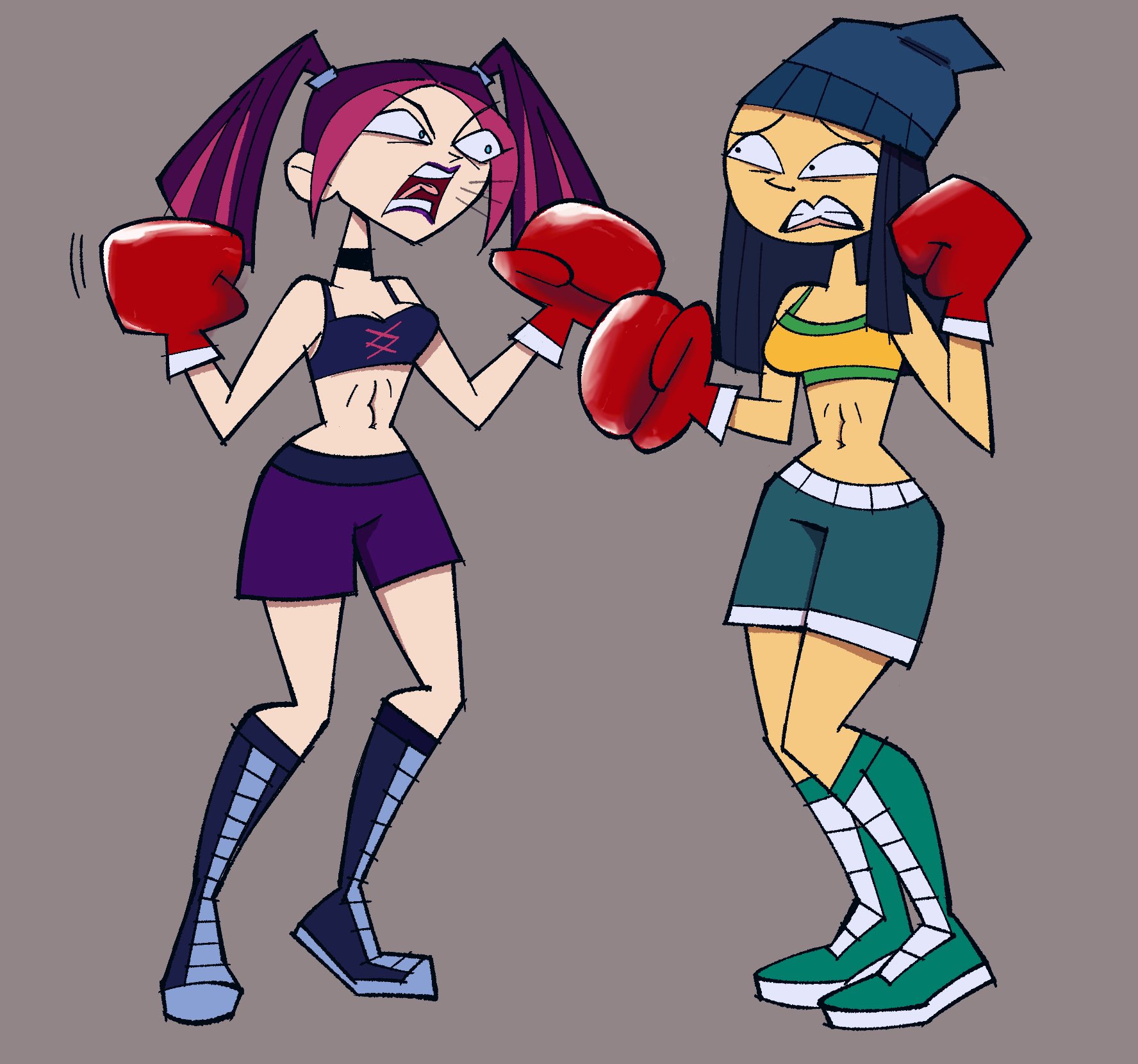 Scary Girl Vs MK (BOXING) - COMM by HeroSmacker on DeviantArt
