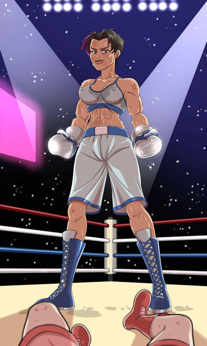 Boxing Jeff Deviantart Anissa's Victory (BOXING) - COMM by HeroSmacker on DeviantArt