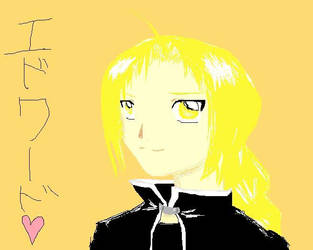 +Edward Elric+ -- paint doodle