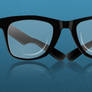 glasses icon psd