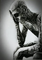 Rick Genest a.k.a Zombie Boy Sketch