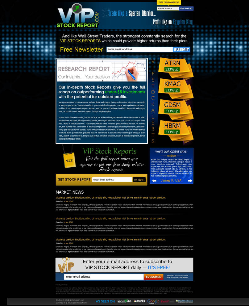 Vip Stock Vip Stock Report by Netleon-Technologies on DeviantArt
