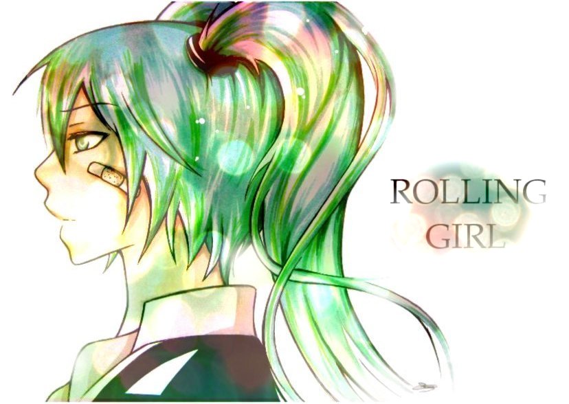 Rolling girl