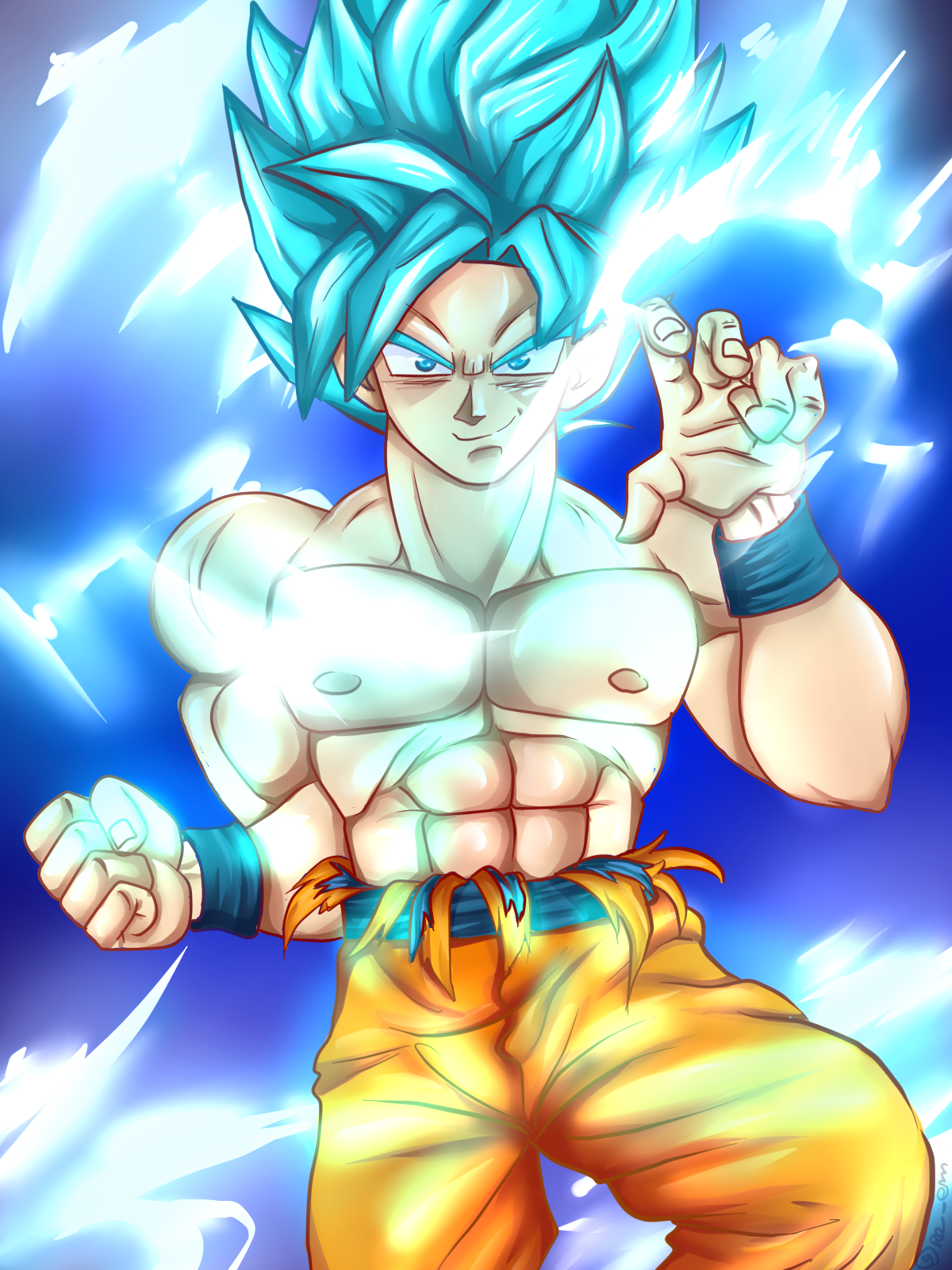 goku super saiyajin blue fase 2 by losdibujosdere on DeviantArt goku super saiyajin blue fase 2 by losdibujosdere on DeviantArt