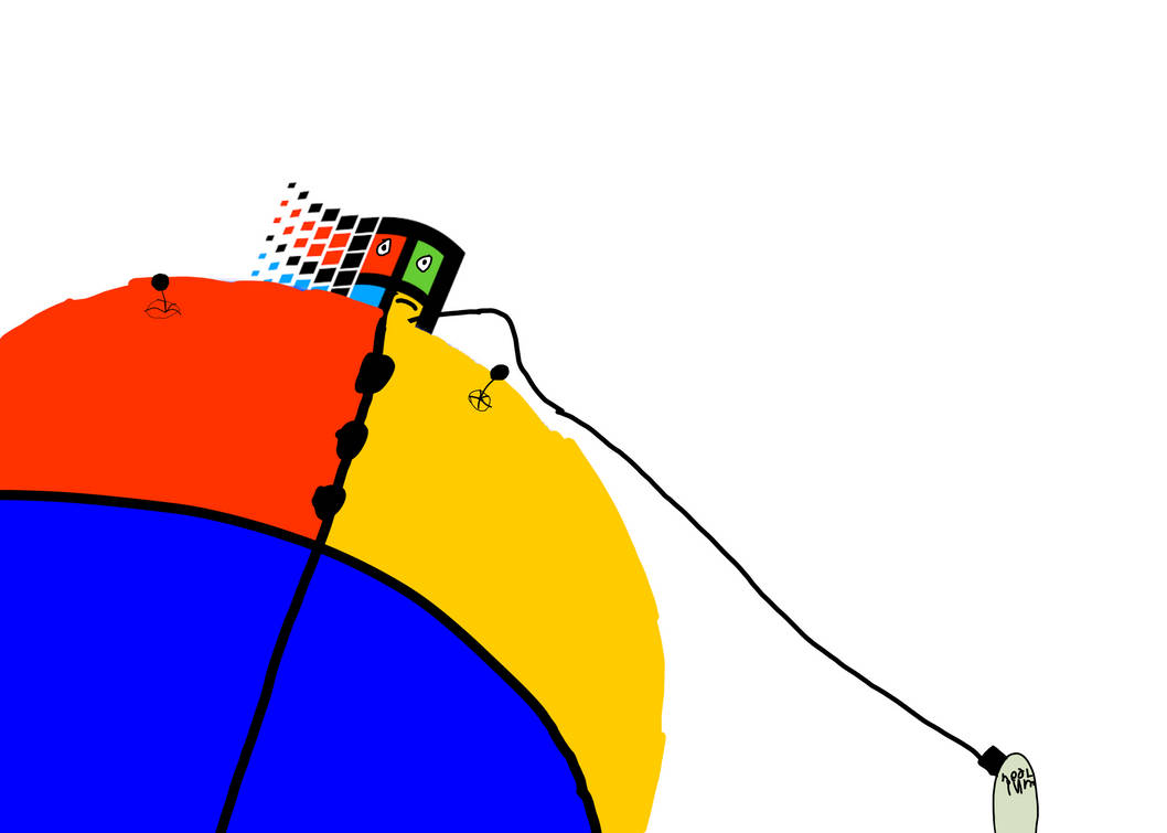 windows 98 just inflated his clothing by kindlybeatle on DeviantArt