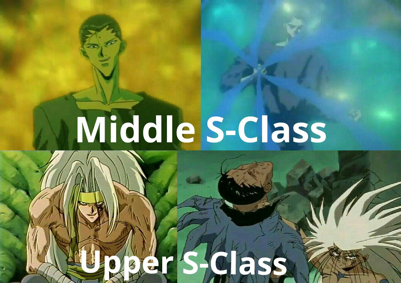 S-Class Differences by KakarotUzumaki20 on DeviantArt