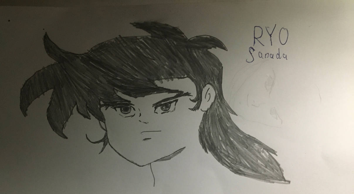 Ryo Sanada Drawing by KakarotUzumaki20 on DeviantArt