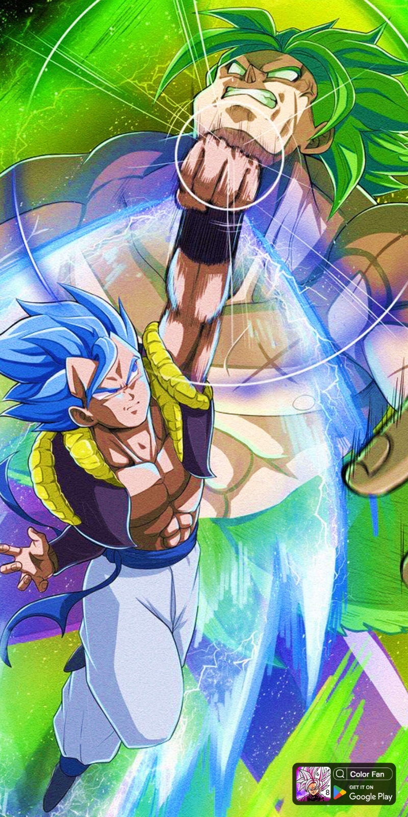 OC] Gogeta vs Broly. : r/dbz