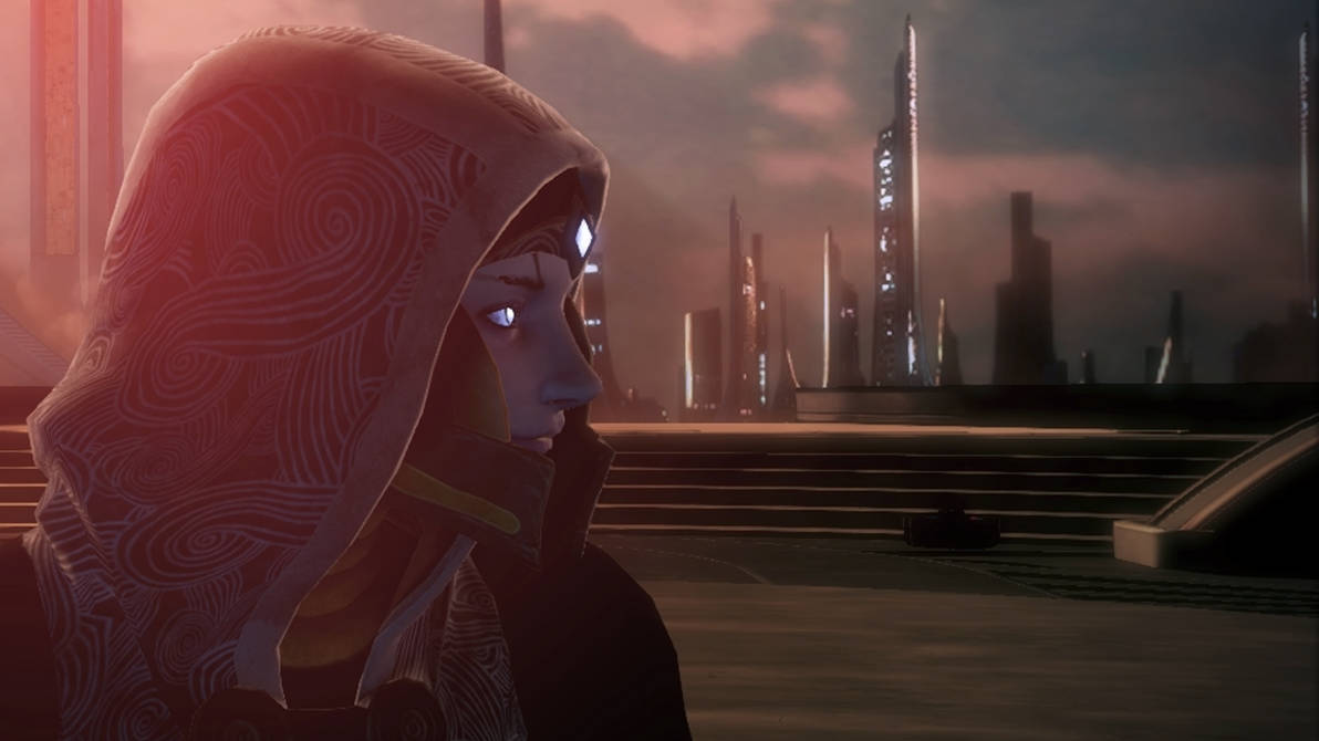 ME3 Tali Zorah Remastered Wallpaper 02 by CreativeMachinima