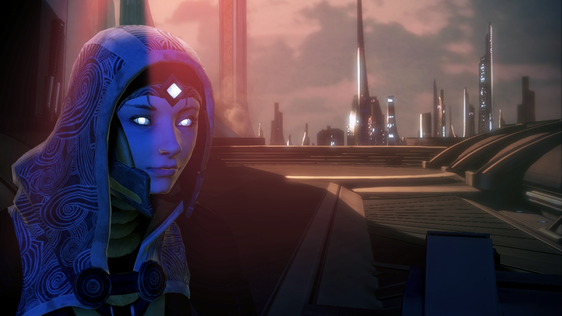 ME3 Tali Zorah Remastered Wallpaper 03 by CreativeMachinima