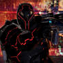 Commander Shepard in Terminus Armor