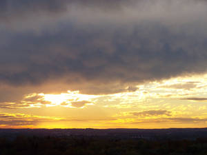 Bright Colored Sunset