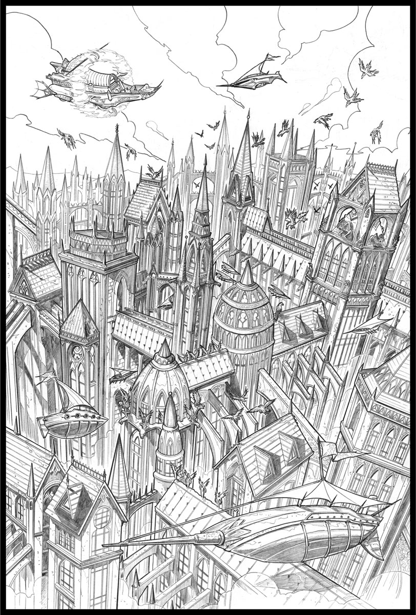 D and D Eberron Sharn City