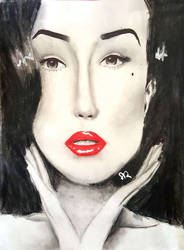 Dita Von Teese Portrait  