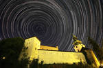 Old castle surrounded by stars by Gautama-Siddharta